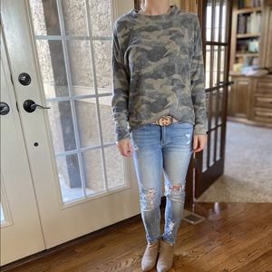 Take It Easy Camo Top